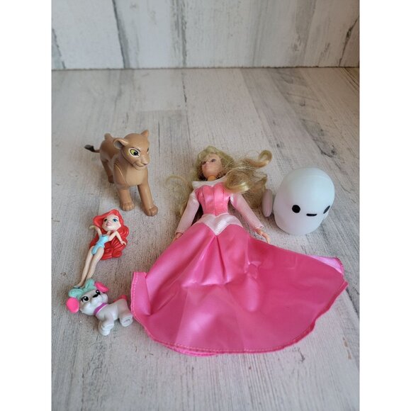 Disney | Toys | Disney Rapunzel Lion King Airel Dog Toy Figure Playset Princess | Poshmark